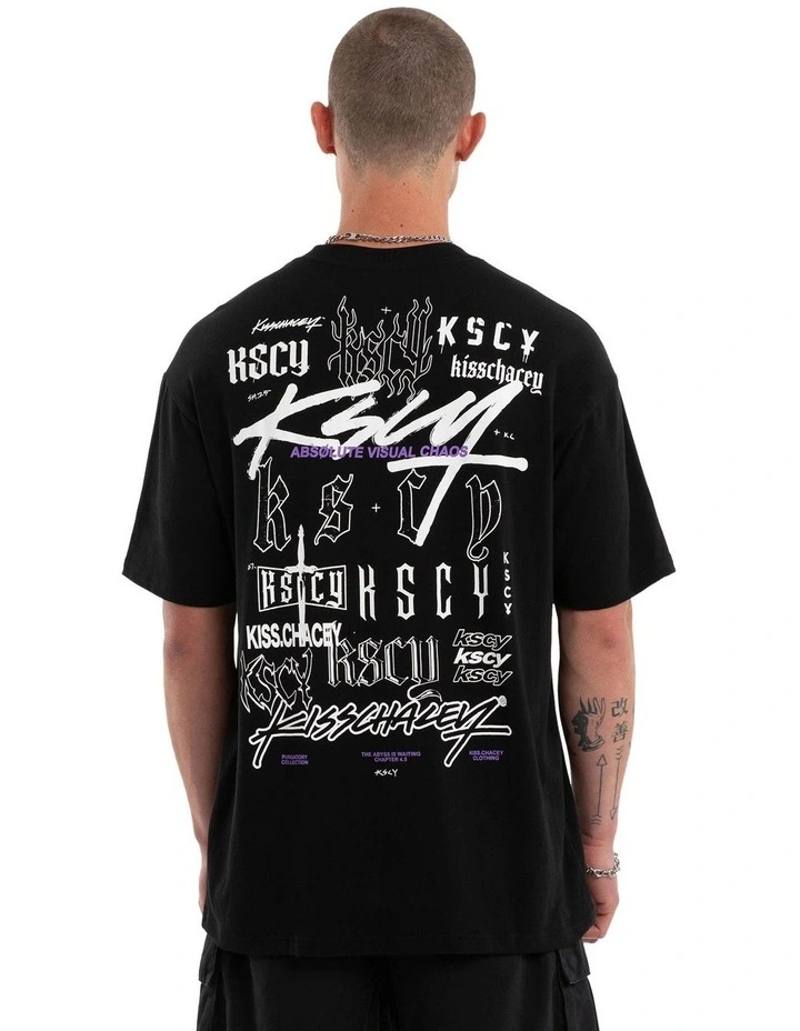 Absolute Box Fit Tee in Black image 1