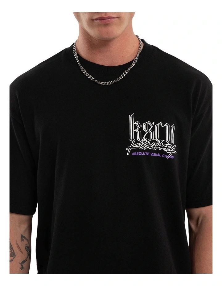 Absolute Box Fit Tee in Black image 4