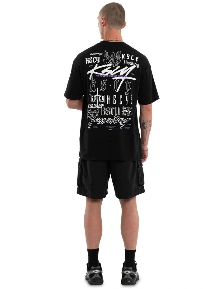 Absolute Box Fit Tee in Black image 5