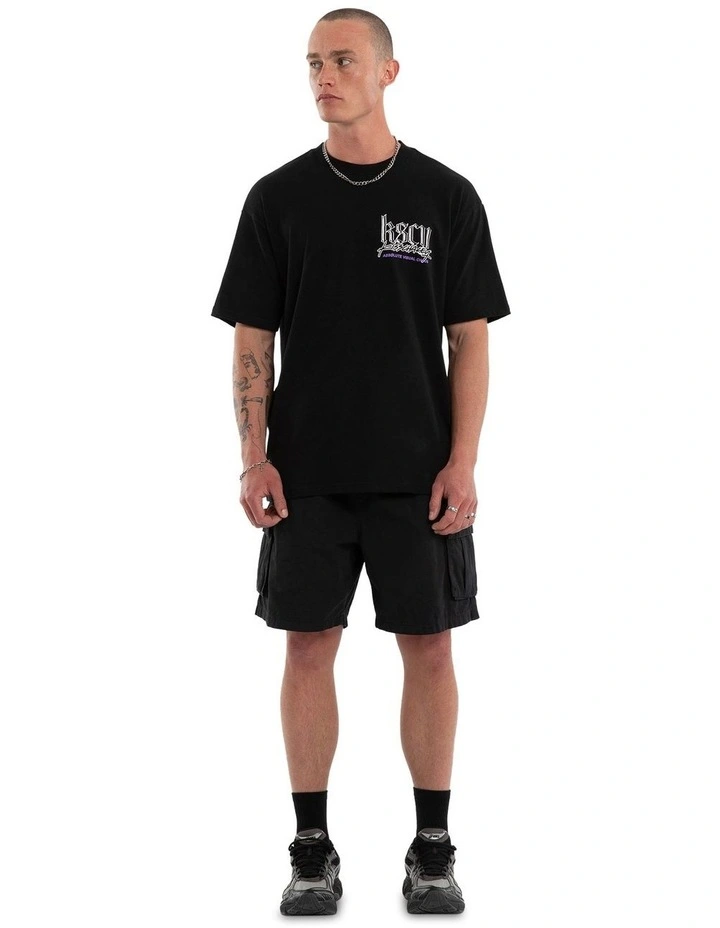 Absolute Box Fit Tee in Black image 6