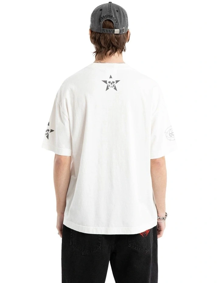 Nadal Street Tee in Natural White image 2