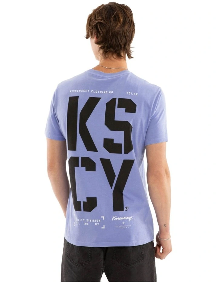 Utility Standard Tee in Pigment Purple Trump image 1