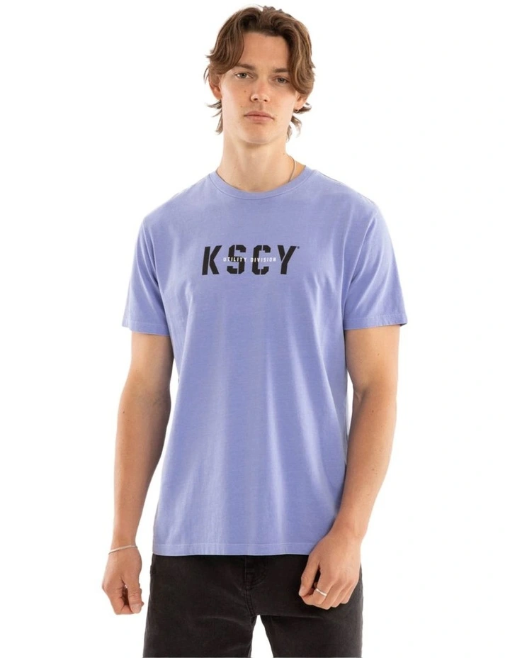 Utility Standard Tee in Pigment Purple Trump image 2