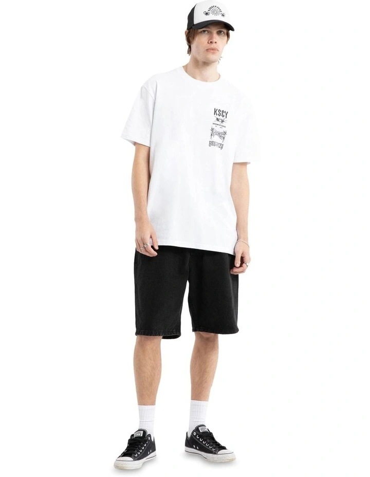 Frontier Relaxed Tee in White image 6