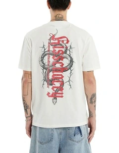 Risen Relaxed Tee in Beige