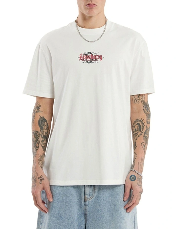 Risen Relaxed Tee in Beige image 4