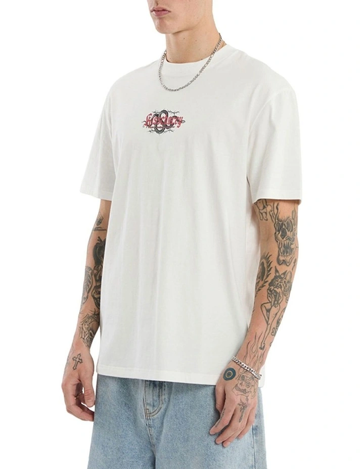 Risen Relaxed Tee in Beige image 6