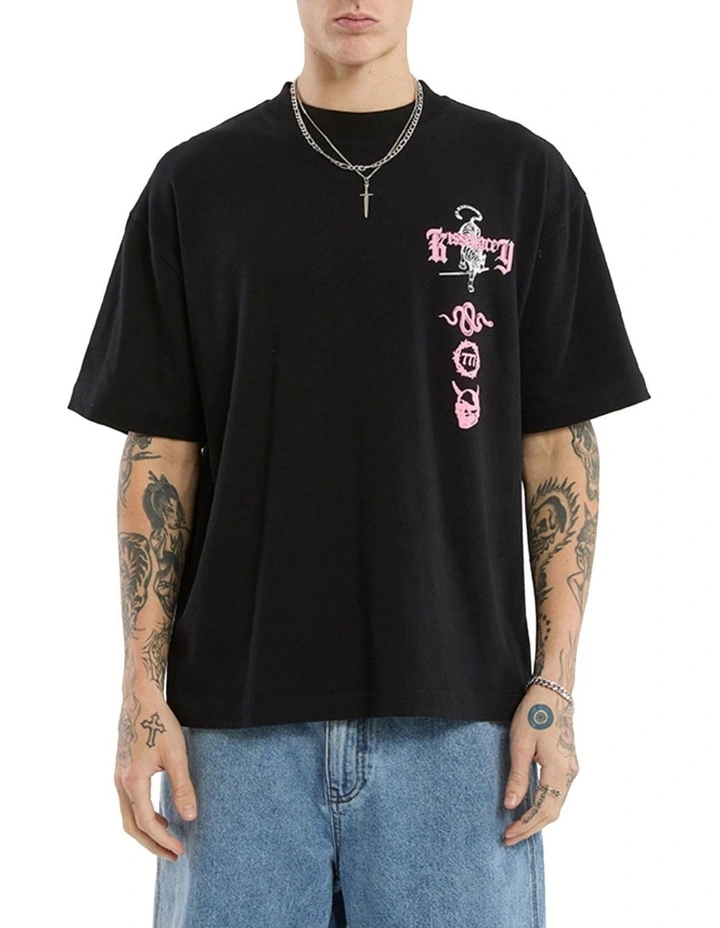 Zion Street Tee in Black image 4