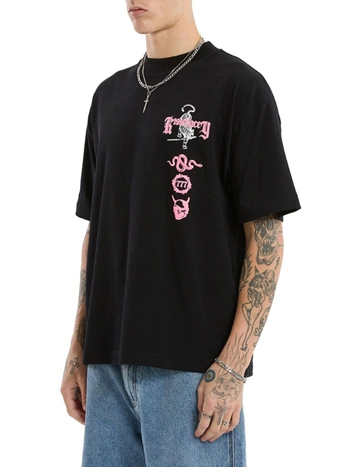 Zion Street Tee in Black image 5