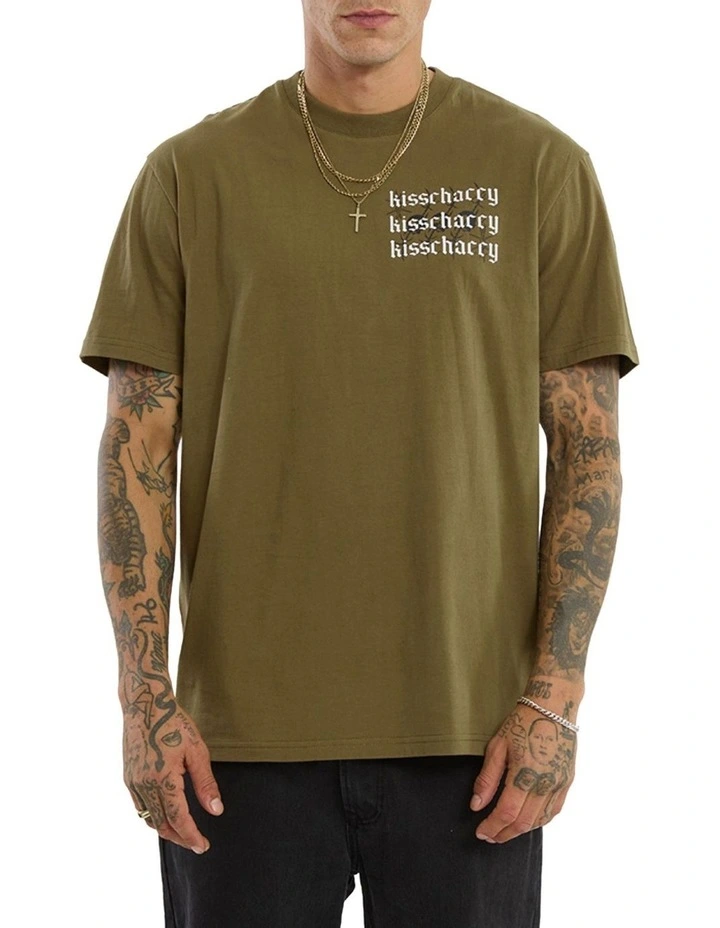 Fierce Relaxed Tee in Green image 3