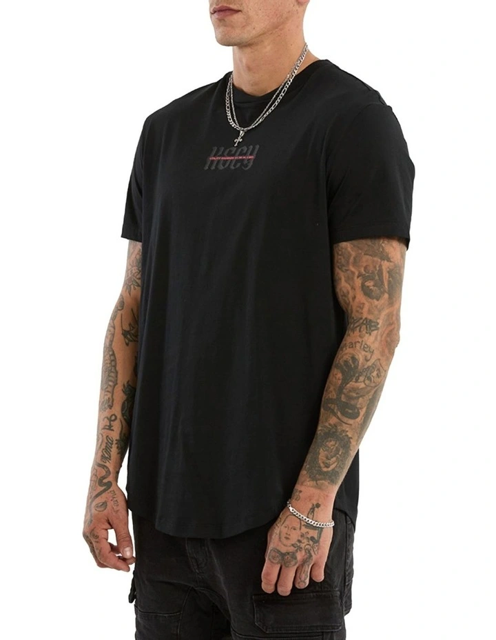 Apparition Dual Curved Tee in Black image 6