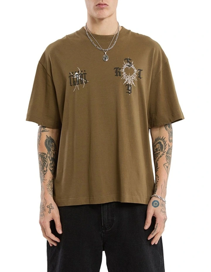 Anointed Street Tee in Green image 3