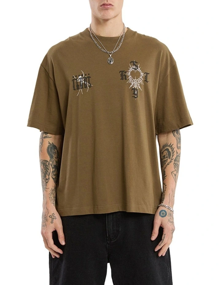 Anointed Street Tee in Green image 4