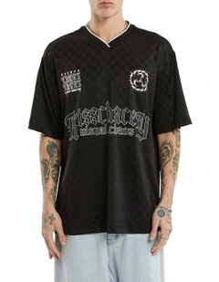 Penalty Football Tee in Black