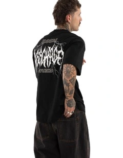 Blackthorn Street Tee in Black