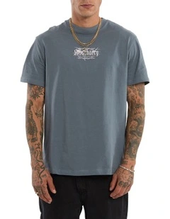 Charlotte Relaxed Tee in Grey