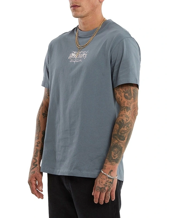 Charlotte Relaxed Tee in Grey image 5