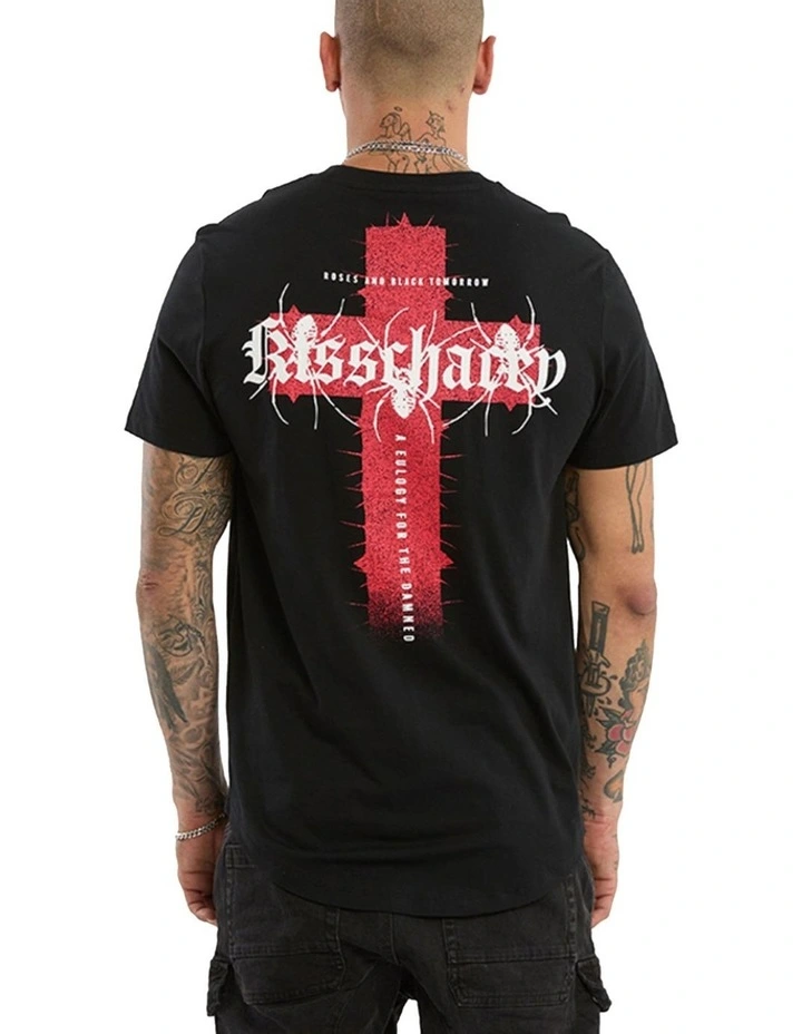 Thunder Dual Curved Tee in Black image 2