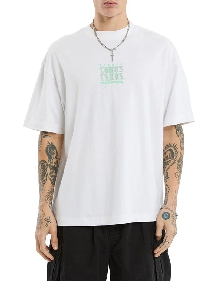 Protestant Street Tee in White image 3