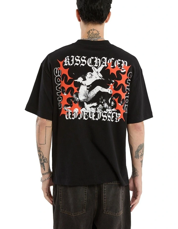 Crowdsurf Street Tee in Black image 2