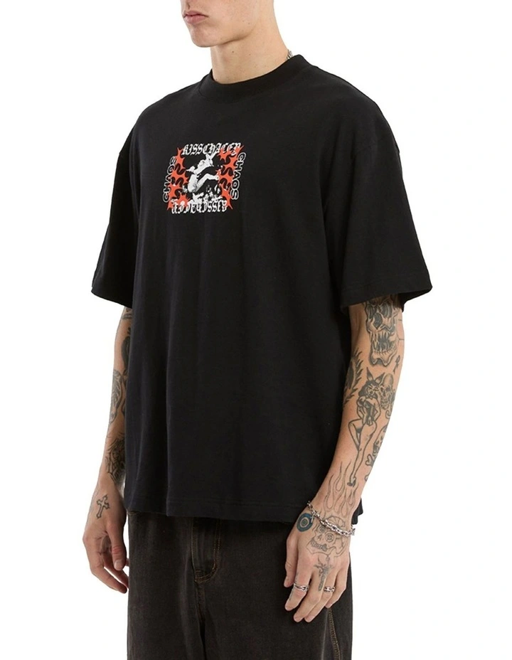Crowdsurf Street Tee in Black image 5
