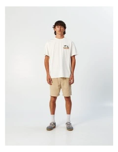 Gday Mate Tee in Vintage White