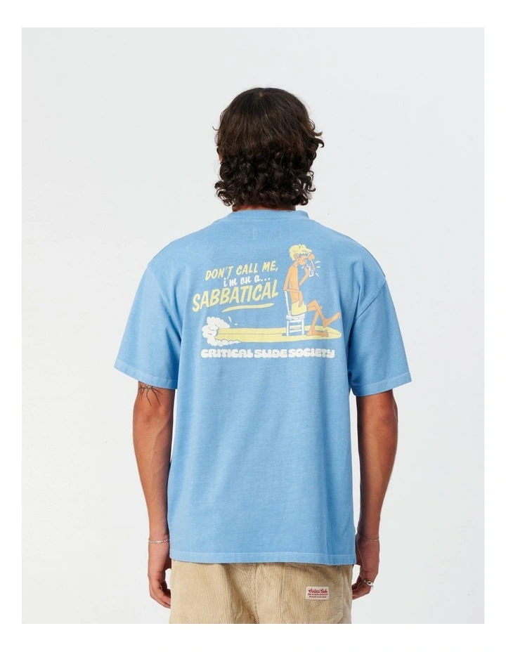 Sabbatical Tee in Powder Blue image 2