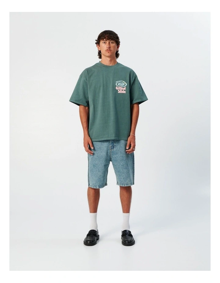 Portals Jumbo Tee in Ocean image 1