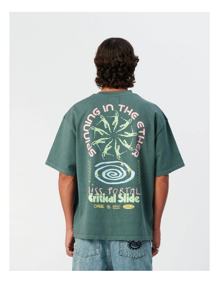 Portals Jumbo Tee in Ocean image 2