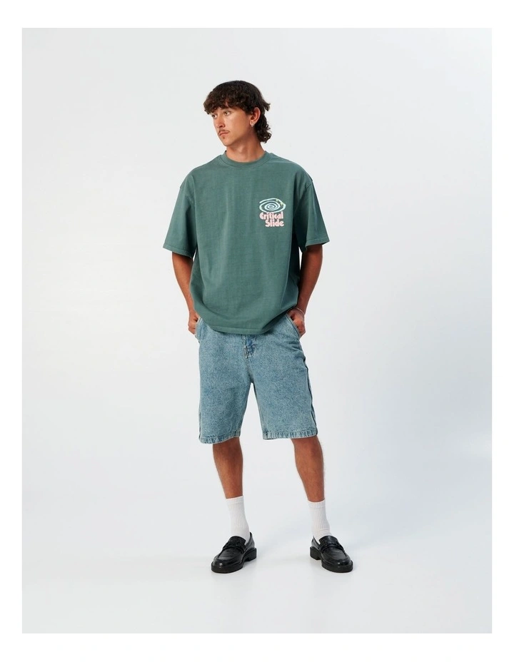 Portals Jumbo Tee in Ocean image 4