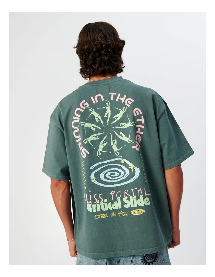 Portals Jumbo Tee in Ocean image 5