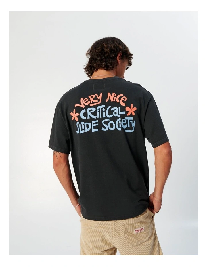 Very Nice Tee T-shirt in Vintage Black image 5