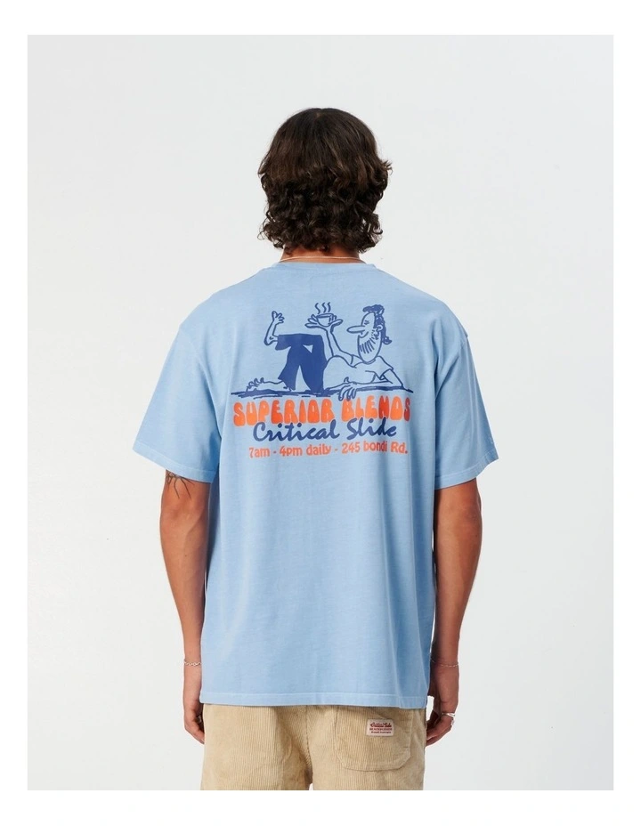 The Blends Tee T-shirt in Powder Blue image 2