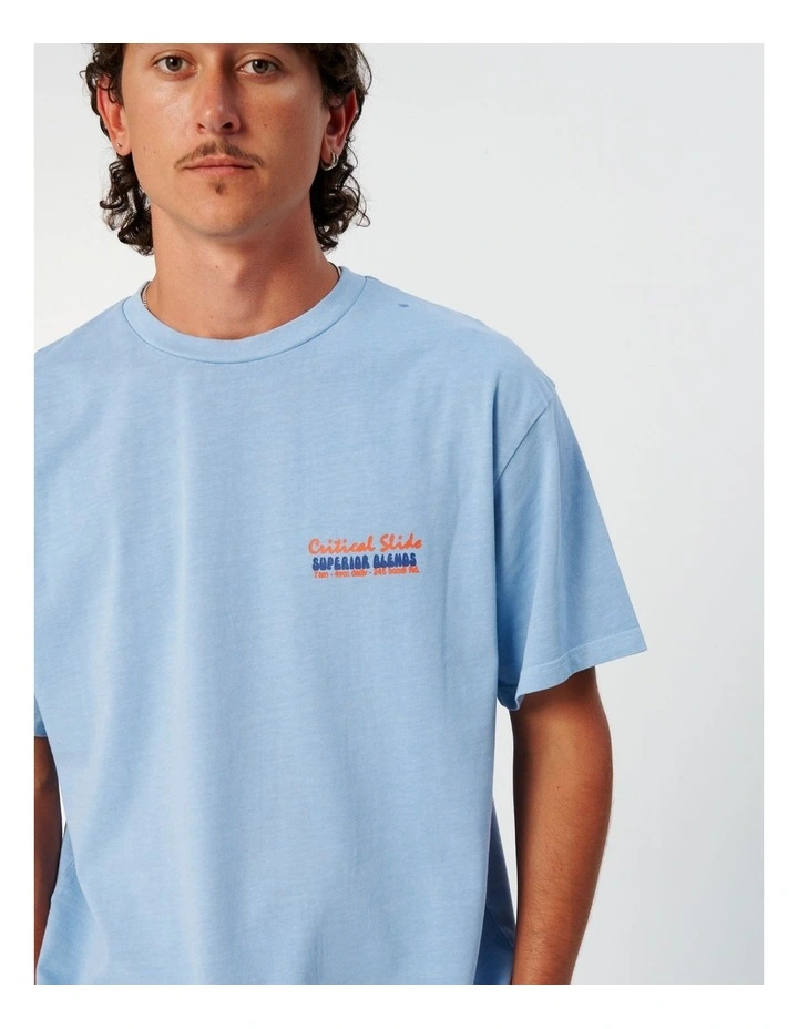 The Blends Tee T-shirt in Powder Blue image 4