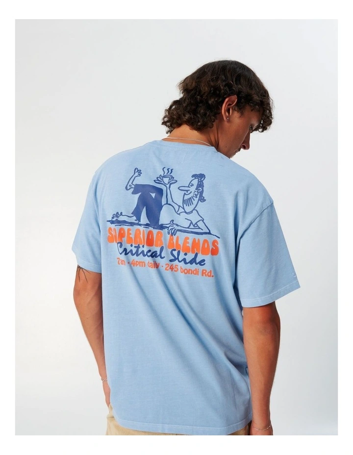 The Blends Tee T-shirt in Powder Blue image 5