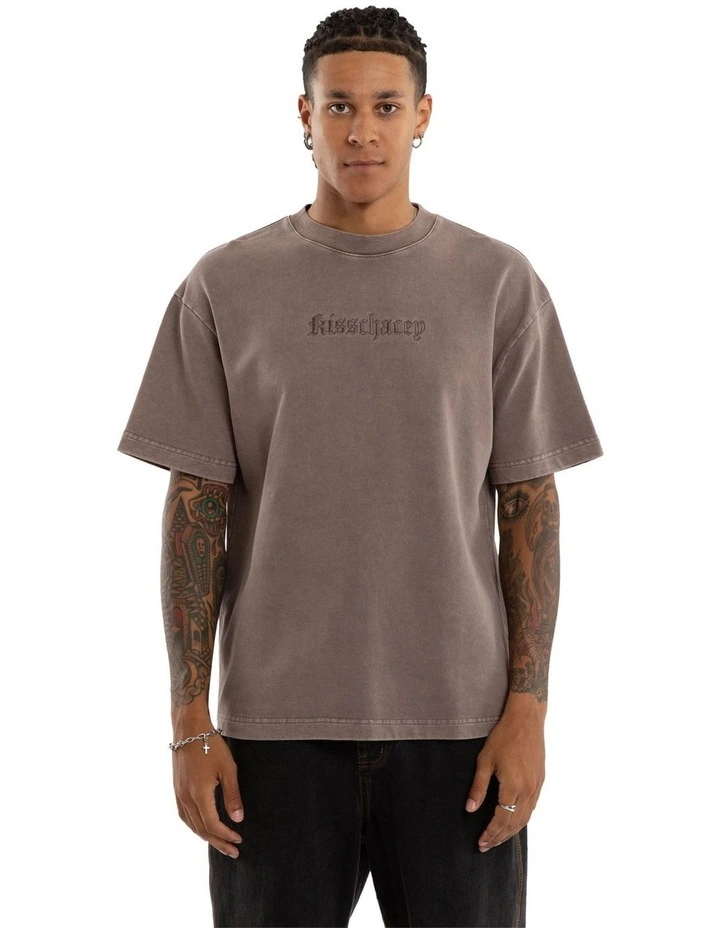 Syndicate Loopback Street Tee in Red image 1