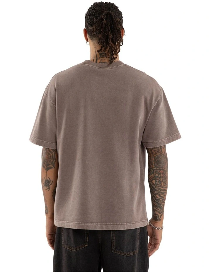 Syndicate Loopback Street Tee in Red image 2