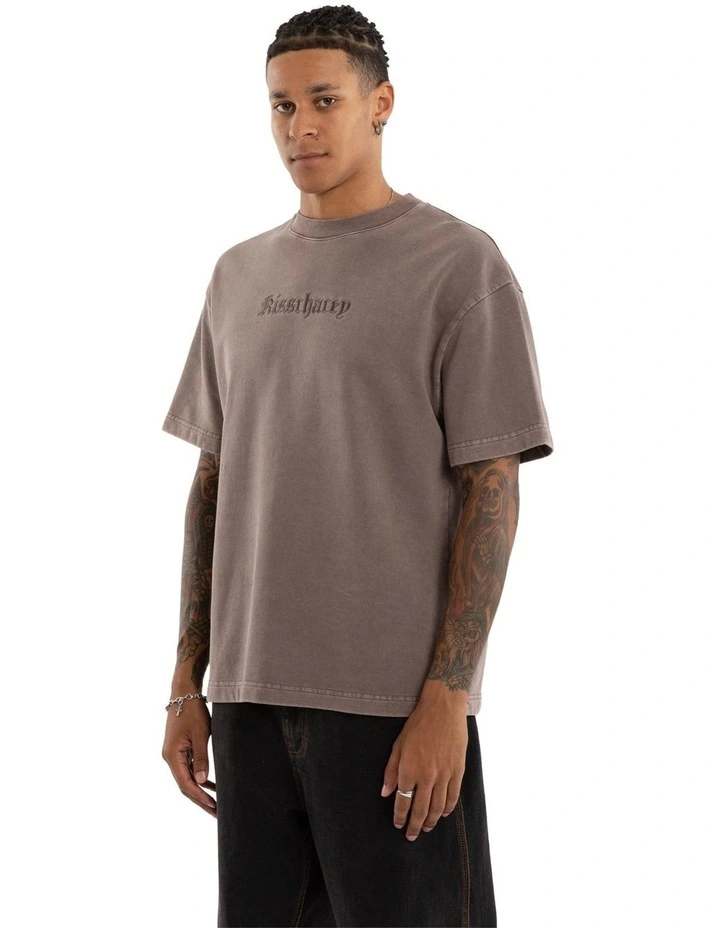 Syndicate Loopback Street Tee in Red image 3