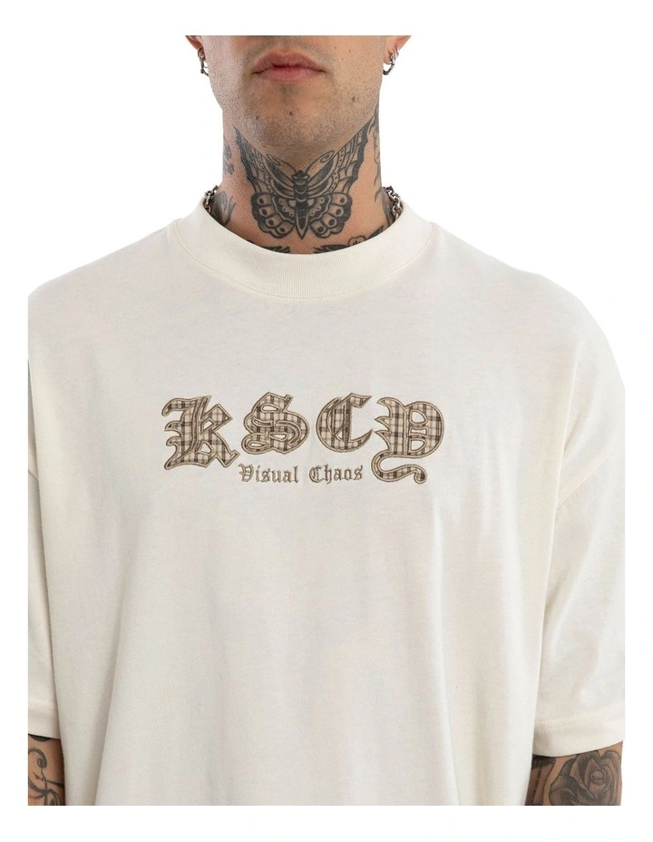 Birmingham Street Tee in Beige image 4