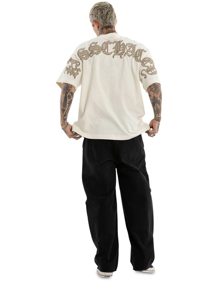 Birmingham Street Tee in Beige image 5