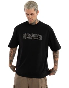 Scripture Street Tee in Black