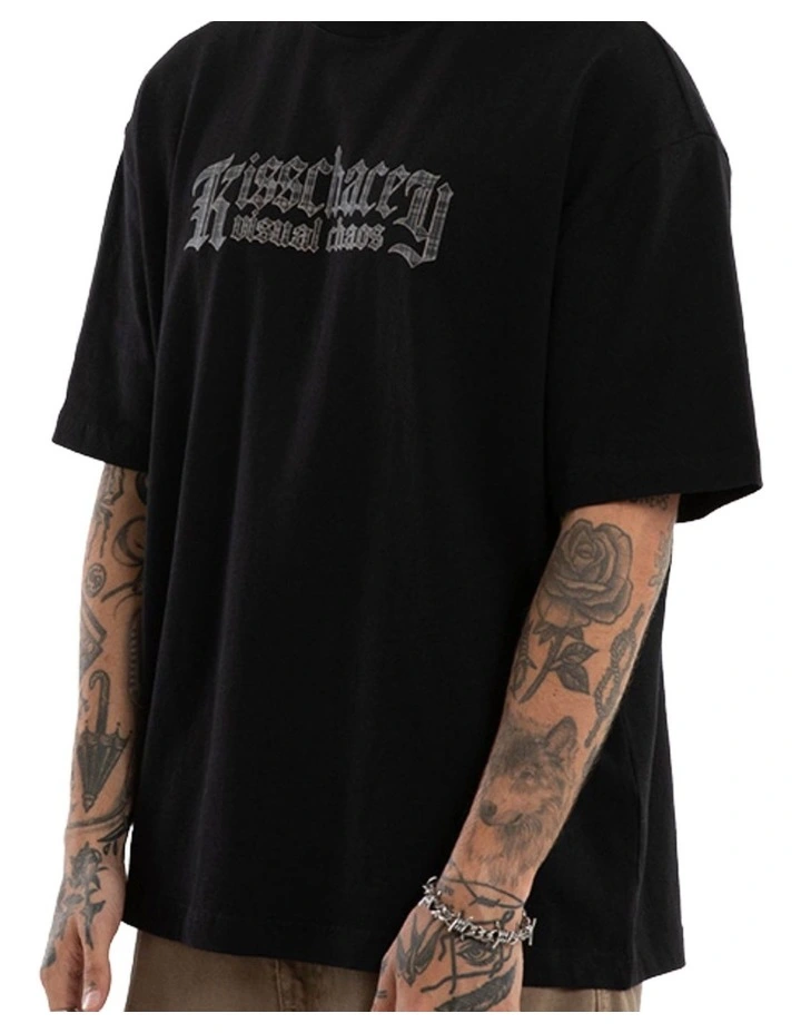 Scripture Street Tee in Black image 3