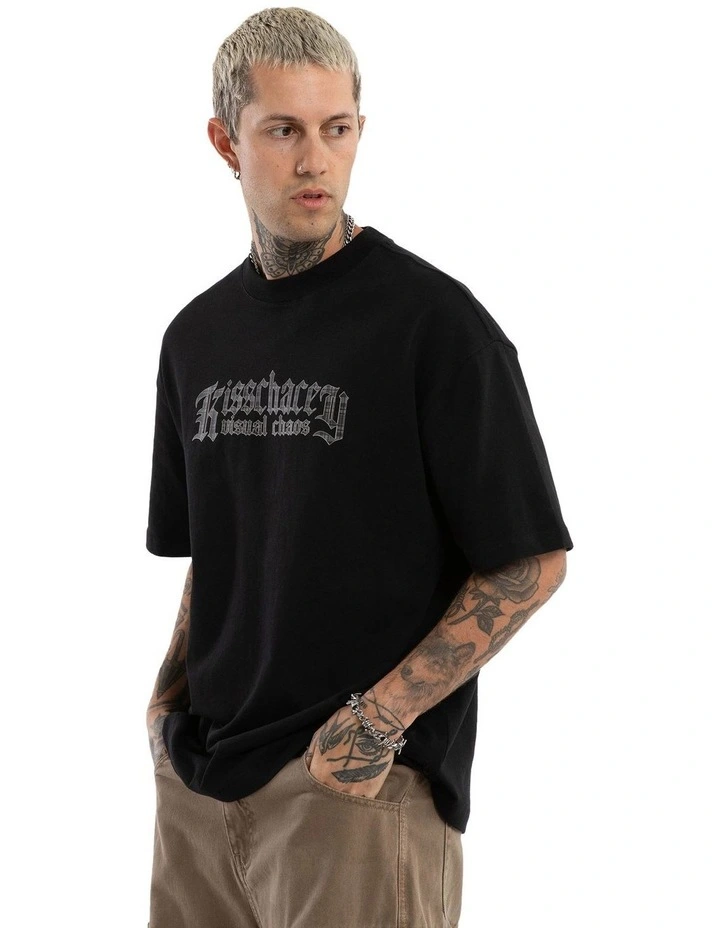 Scripture Street Tee in Black image 3
