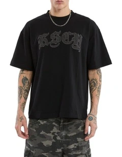 Cheque Street Tee in Black