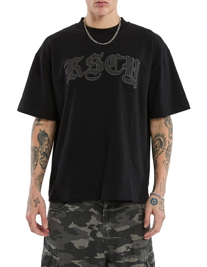 Cheque Street Tee in Black image 1