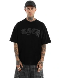 Cheque Street Tee in Black