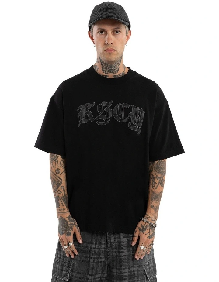 Cheque Street Tee in Black image 1