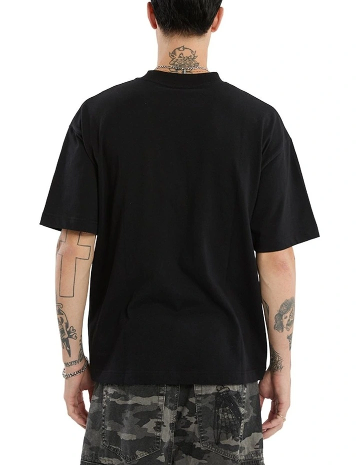 Cheque Street Tee in Black image 2