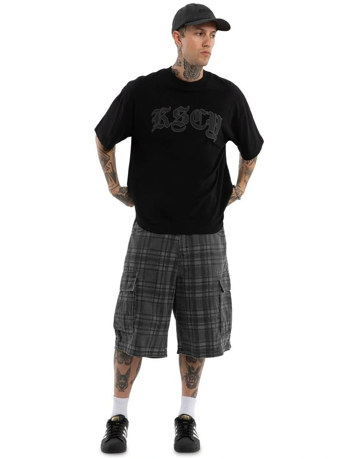 Cheque Street Tee in Black image 6