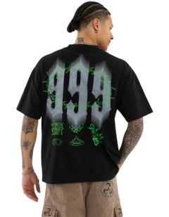 Sunset Street Tee in Black